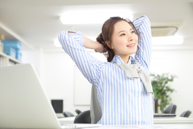 肩こりや腰痛、冷え性が改善される